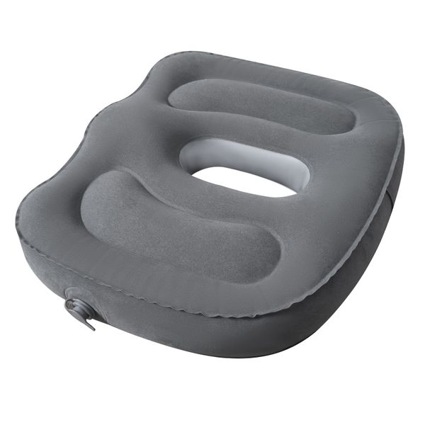 Inflatable Travel Seat Cushion, Portable Air Cushion for Airplane &amp; Stadium