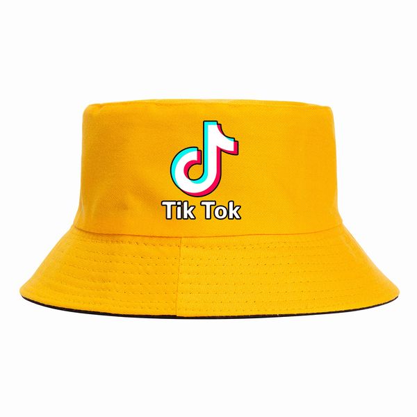 New Hat Tiktok Tik tok double sided hat simple exit hat.