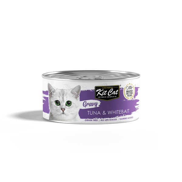 Kit Cat - Complete Tuna &amp; Whitebait 70g x2