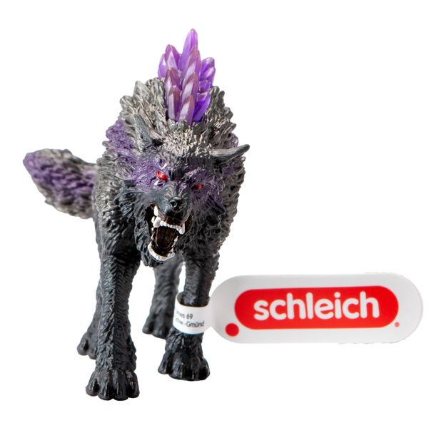 Schleich Eldrador - Shadow Wolf Figurine (9cm Tall)