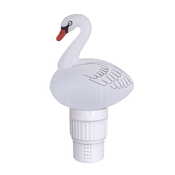 Iconix Solar LED Inflatable Swan Chlorine Floater