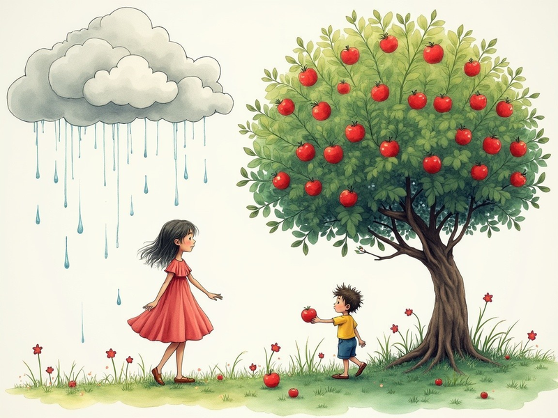 Modern Canvas Wall Art Home Decor - An Apple A Day