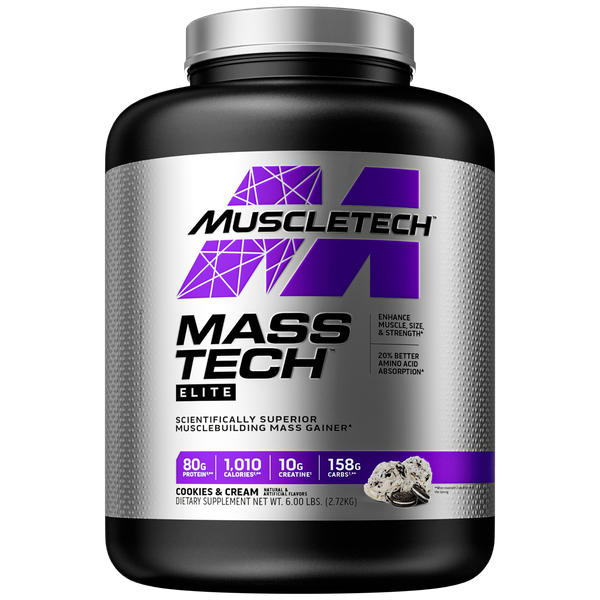 MuscleTech Mass Tech Performance Series Cookies &amp; Cream - 3.18kg