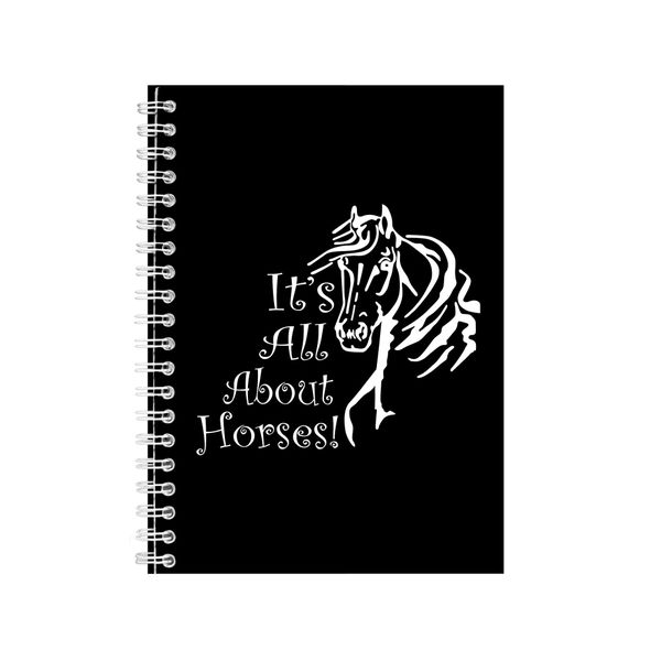 Horses Notebook Equestarian Gift Idea Writing Book Notepad Pad 40