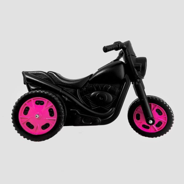 Kids Black Scooter with either Pink or Red Wheels / Hubcaps