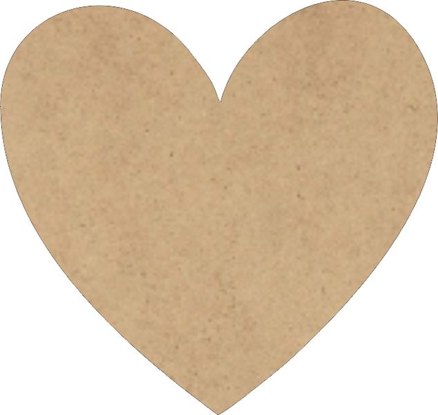 Hearts Laser Cut 55x55x3mm