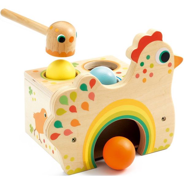 Djeco Wooden Construction - Tapatou Hammering Game