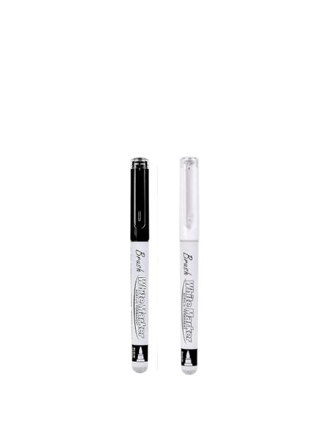 Acrylic Paint Pens - Black &amp; White