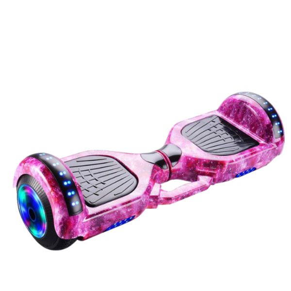 8 Inch Self-Balancing Hoverboard With Bluetooth - Galaxy Pink