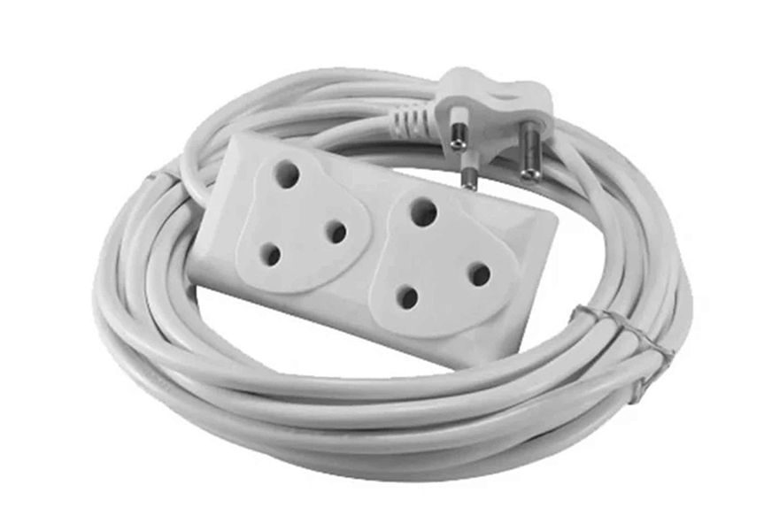 White Extension Cord 10m x 10amp (2 x3Pin) Buy Online in South Africa
