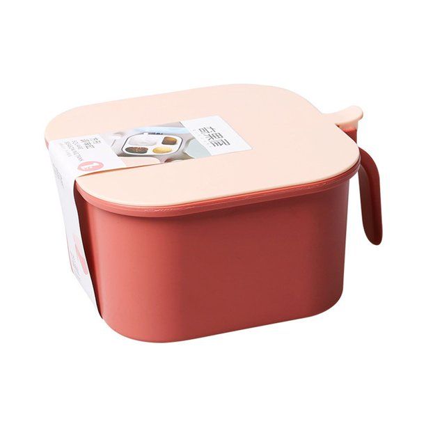 Multifunctional Seasoning Box With 4 Compartments - Red | Buy Online in ...