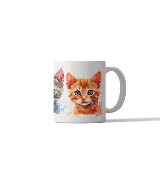 Cat Portrait 11oz DSG393 Printed Coffee Mug Gift