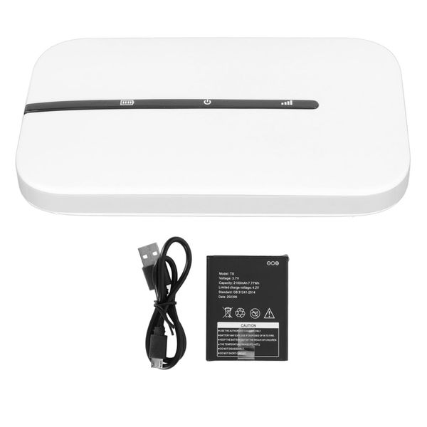 Portable 4G Hotspot, 10 Users, 2100mAh