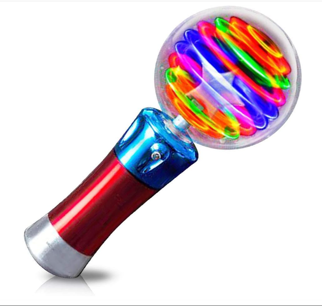 ArtCreativity Spinning Light Up Toy Wand - Magic Ball with LED Lights