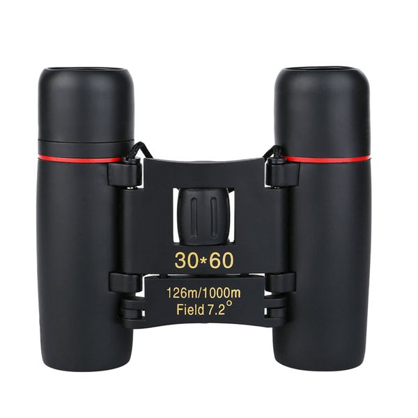 Mini Binoculars 30x60 HD Wide View Low Light Night Vision Orange Red Film