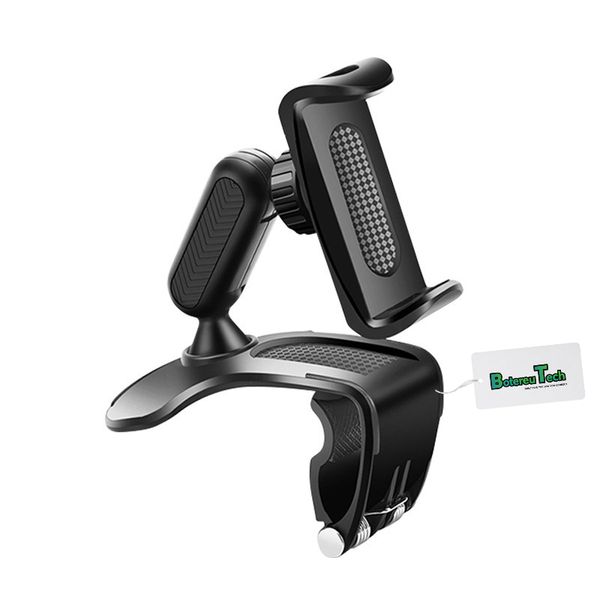 BotereuTech Car Phone Mount Dashboard Clip Adjustable Holder