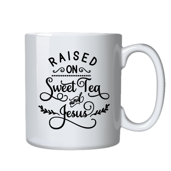 Jesus &amp; Sweet Tea Christian Theme Birthday Christmas Gift Cup Mug 402