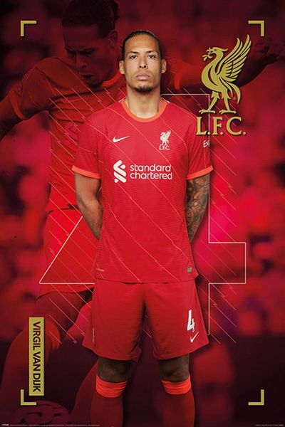 Liverpool FC (Virgil Van Dijk) Poster