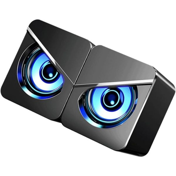 USB Powered LoudspeakerBox for Desktop Computer with Colorful Ambient Light