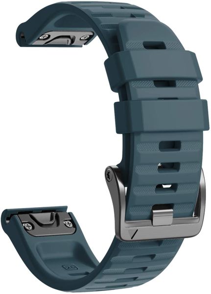 Silicone Band for Garmin Fenix 6 (22mm) - Slate