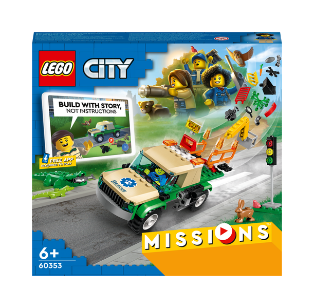 LEGO® City Wild Animal Rescue Missions 60353 Building Toy Set (246 Pieces)