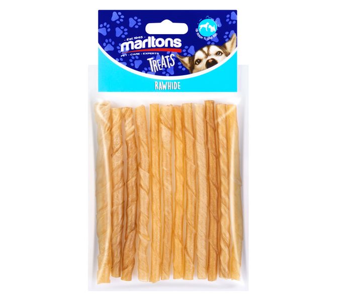 Rawhide Twisted Chew Sticks