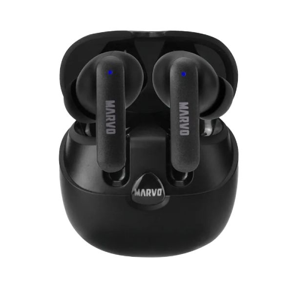 MARVO TS6389 AI Pro Earphones, AI Dynamic Audio Component Algorithm - Black