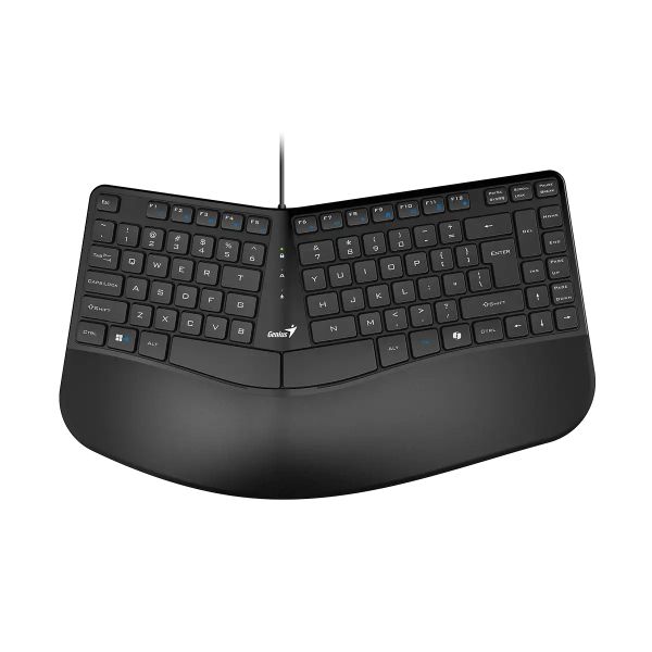 Genius Ergo 700 Palm Rest USB Ergonomic Keyboard
