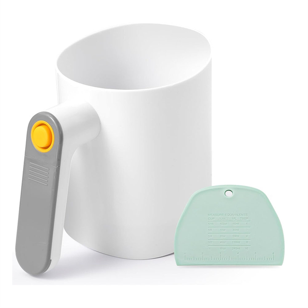 Battery Operated Flour Sifter For Baking With Dough Scraper