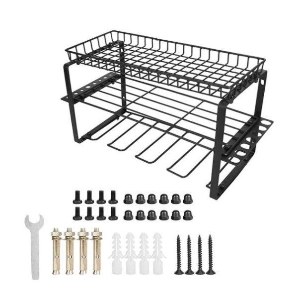 Wall Mounted Electric Drill Storage Rack 5 Slots
