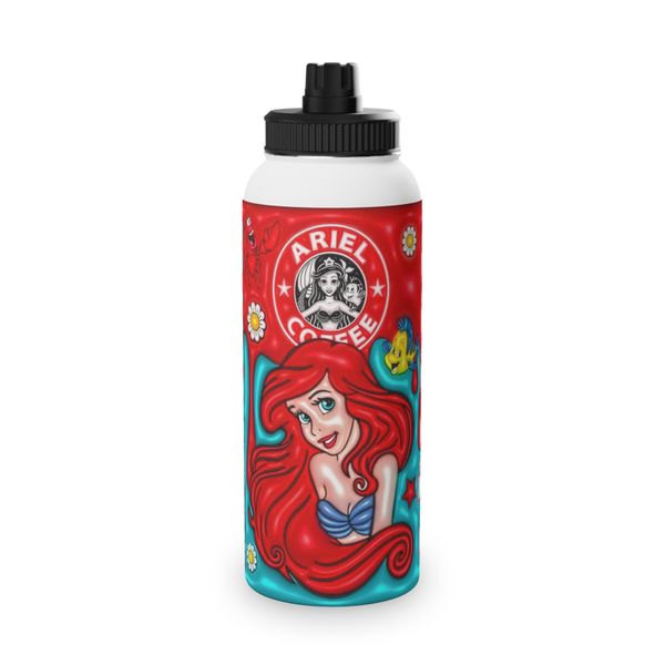 3D Ariel 850ml Metal Water Bottle