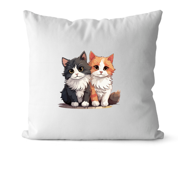 Scatter Cushion 30cm - 2 Cats Printed Cushion