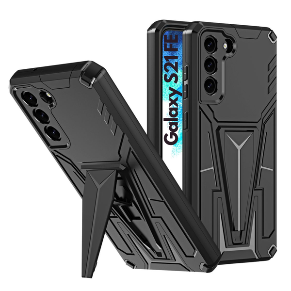 CellTime Sergeant Armor Shockproof Kickstand Cover for Galaxy S21 FE