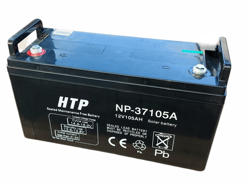 HTP Solar Battery 12 Volt 105AH Deep Cycle