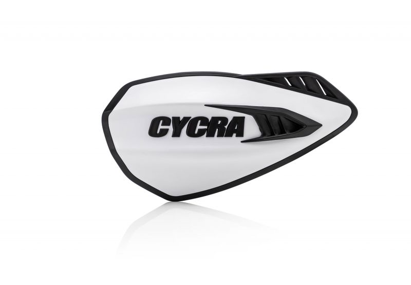 Cycra Cyclone White/Black Handguards image