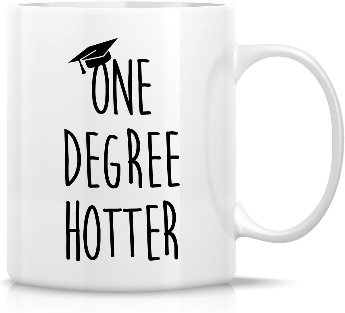 One Degree Hotter Christmas Birthday MSc PHD Postgraduate Gift Mug | Shop Today. Get it Tomorrow ...