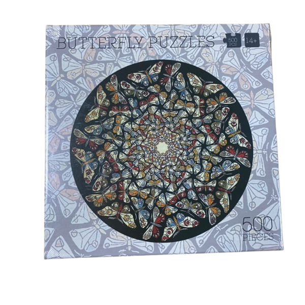 Magical Butterflies 500 Piece Circular Puzzle