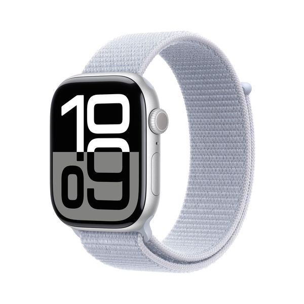 Apple Watch Series 10 GPS Aluminium Case (46mm) with Sport Loop