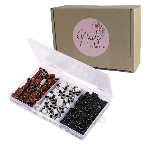 Professional Sanding Bands for Nail Drill - 200 Piece