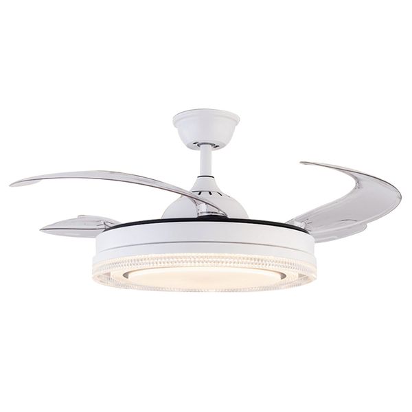 HOMMEX Crystal Ceiling Fan with Lights