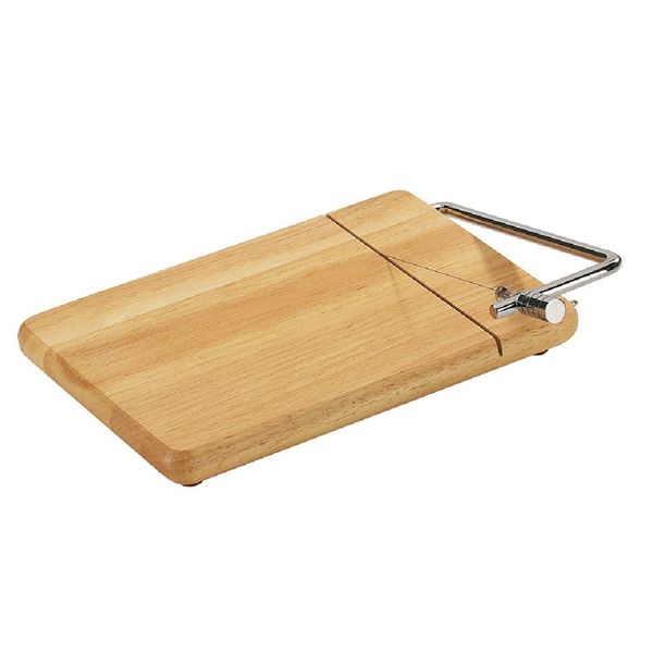 Zassenhaus Rubberwood Cheese Board with Slicer