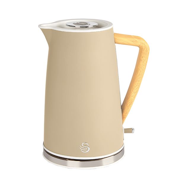 Swan Nordic Oatmeal 1,7 Litre Stainless Steel Cordless Kettle