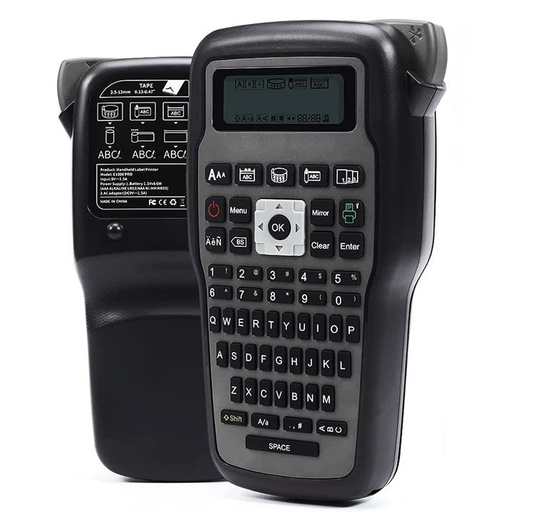 Portable Label Maker professional compatible all Brother ...