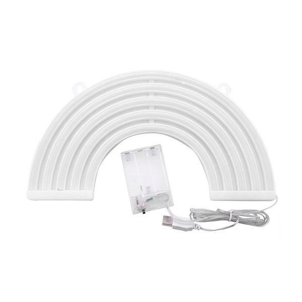 Multicolored Decorative Rainbow Shape Neon LED Lamp