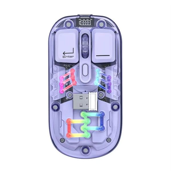 Dual-mode transparent wireless mouse