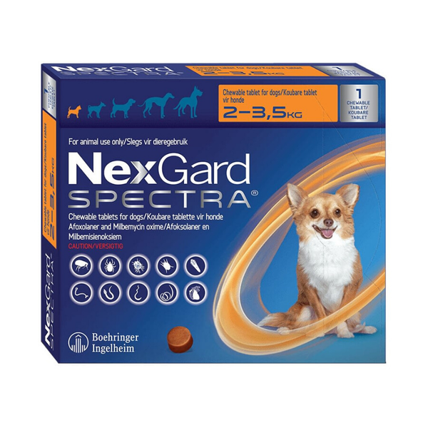 Nexgard Spectra 1 Chewable tablet - 2 - 3.5 KG