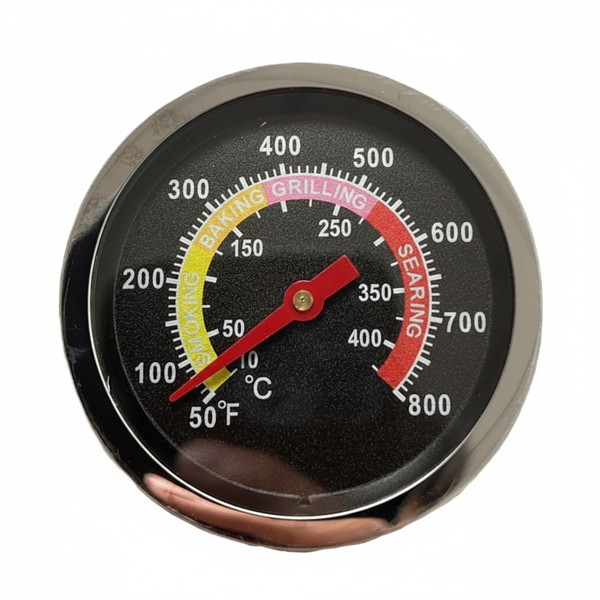 Universal Stainless Steel BBQ Grill Thermometer Braai Temperature Gauge