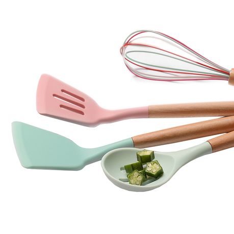 Kitchen Star 12-Piece Non-Stick Silicone Kitchen Utensils Set - Multi Color  | Buy Online in South Africa 