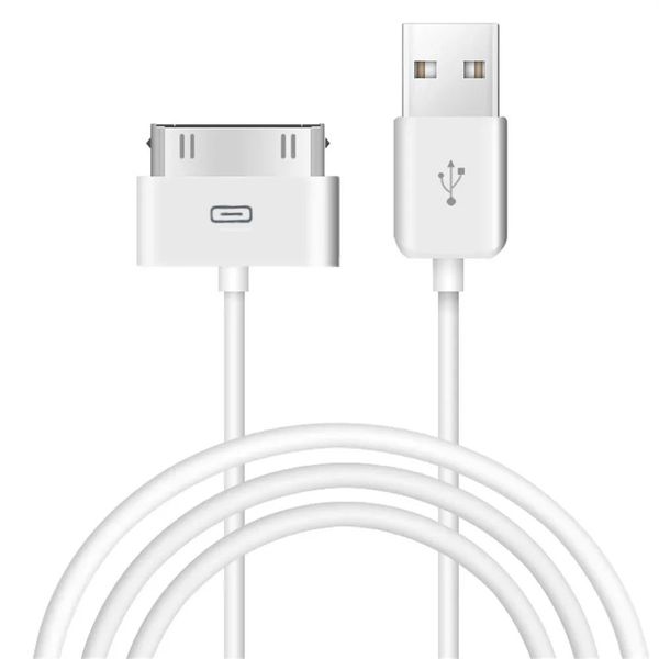 30-Pin USB Data Cable Compatible with iPhone 4/4S/3G/3GS &amp; iPad 1-3 &amp; iPod
