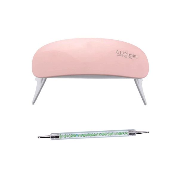Portable 6W LED UV Nail Lamp With Dot Painting Pen